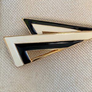 Trifari Giometric Enamel Brooch